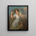 Julie von Vering vers Breuning 1791-1809 - Josef Willibrord Mähler — gerahmtes Bild an der Wand