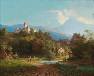 Ansicht eines Schlosses - Josef Willroider — Ansicht des Kunstwerks