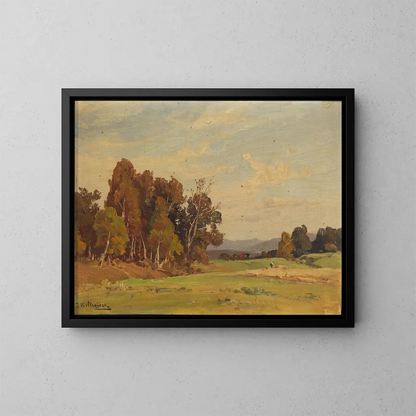 Von Bernried - Josef Willroider — gerahmtes Bild an der Wand