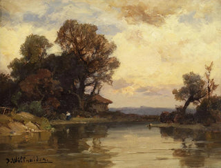Landschaft mit Bäumen - Josef Willroider — Ansicht des Kunstwerks