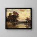 Landschaft mit Bäumen - Josef Willroider — gerahmtes Bild an der Wand