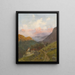 Ansicht des Rosengartens - Josef von Schlägl — gerahmtes Bild an der Wand