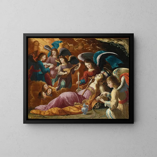 Josefa de Ayala e Cabrera - The Penitent Magdalene Comforted By Angels.webp