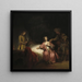 Josephs Angeklagte durch Potiphars Frau - Nachbildung von Rembrandt van Rijn — gerahmtes Bild an der Wand