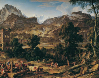 L'Oberland bernois - Joseph Anton Koch — Ansicht des Kunstwerks