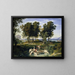 Landschaft mit der Vergewaltigung von Hylas - Joseph Anton Koch — gerahmtes Bild an der Wand