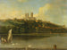 Ansicht der Kathedrale und der Stadt Lincoln vom Fluss - Joseph Baker de Lincoln — Ansicht des Kunstwerks