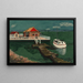 Maison de bateaux - Joseph Biel — gerahmtes Bild an der Wand