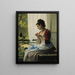 Die Elster - Joseph Caraud — gerahmtes Bild an der Wand