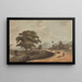 Fort Marlborough seit Old Bencoolen Sumatra 1799 - Joseph Constantine Stadler — gerahmtes Bild an der Wand