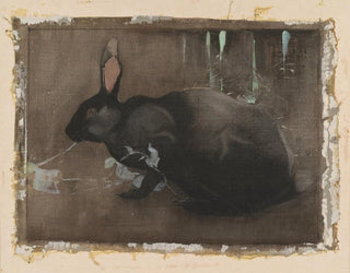 Ein schwarzer Hase - Joseph Crawhall — Ansicht des Kunstwerks