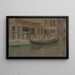 Ein Kanal in Venedig - Joseph Edward Southall — gerahmtes Bild an der Wand