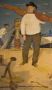 Pêcheur portant une voile - Joseph Edward Southall — Ansicht des Kunstwerks