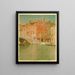 Pont Cannareggio Venedig Italien - Joseph Edward Southall — gerahmtes Bild an der Wand