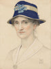 Portrait von Anna Elizabeth Southall geb. Baker - Joseph Edward Southall — Ansicht des Kunstwerks