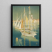 Schiffe der Adria Venedig - Joseph Edward Southall — gerahmtes Bild an der Wand
