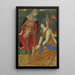 Die junge braune Mädchen - Joseph Edward Southall — gerahmtes Bild an der Wand