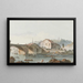 Vue d'un pont, Fribourg - Joseph Emmanuel Curty — gerahmtes Bild an der Wand
