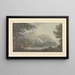 Chute de Lodore Cottage au loin - Joseph Farington — gerahmtes Bild an der Wand