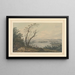 Vue à travers Windermere vers la Grande Île - Joseph Farington — gerahmtes Bild an der Wand