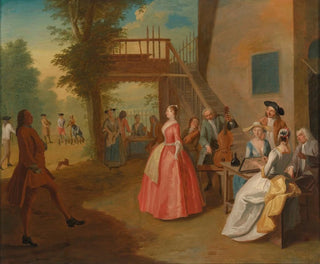 Joseph Francis Nollekens - A Dancing Couple In An Outdoor Musical Party.webp