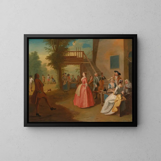 Joseph Francis Nollekens - A Dancing Couple In An Outdoor Musical Party.webp