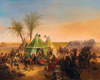 Ein beduinenlager - Joseph Heicke — Ansicht des Kunstwerks