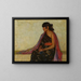 Robe hopi ancienne crucifiée - Joseph Henry Sharp — gerahmtes Bild an der Wand