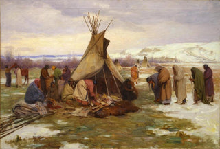 Joseph Henry Sharp - Dividing The Chiefs Property.webp