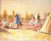 Das blaue Tipi - Joseph Henry Sharp — Ansicht des Kunstwerks