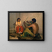 L'arc gebrochen - Joseph Henry Sharp — gerahmtes Bild an der Wand
