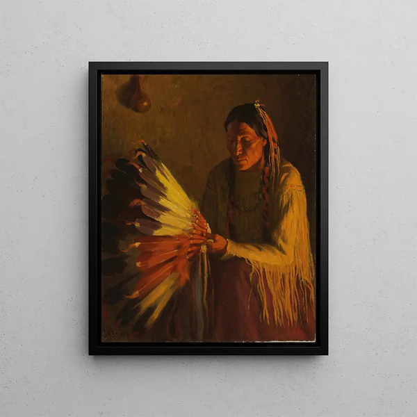 Joseph Henry Sharp - The War Bonnet Object.webp