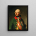 Portrait des Kaisers Joseph II. - Joseph Hickel — gerahmtes Bild an der Wand