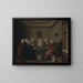 Ein Gentlemen-Club - Joseph Highmore — gerahmtes Bild an der Wand