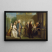 Eine Familiengespräch - Joseph Highmore — gerahmtes Bild an der Wand