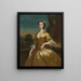 Portrait von Mme Joshua Iremonger - Joseph Highmore — gerahmtes Bild an der Wand