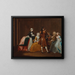 Die Familie Harlowe in Clarisse von Samuel Richardson - Joseph Highmore — gerahmtes Bild an der Wand