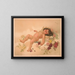 L'amour parmi les roses - Joseph Hoover — gerahmtes Bild an der Wand