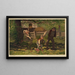Apfelraub - Joseph Hoover — gerahmtes Bild an der Wand