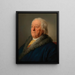 Nikolaus Josef Freiherr von Jacquin, Botaniker und Chemiker - Joseph Krafft — gerahmtes Bild an der Wand