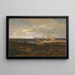 Eine Szene an der englischen Küste - Joseph Mallord William Turner — gerahmtes Bild an der Wand
