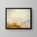 Eine Bergszene im Aostatal - Joseph Mallord William Turner — gerahmtes Bild an der Wand