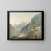 Aufstieg zur Terni-Kaskade - Joseph Mallord William Turner — gerahmtes Bild an der Wand