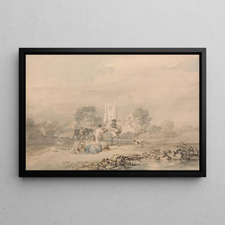 Joseph Mallord William Turner - Autumn Sowing of the Grain.webp