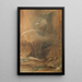 Pont du Diable am Saint-Gothard-Pass - Joseph Mallord William Turner — gerahmtes Bild an der Wand