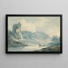 Rocher d'Ilam, Dovedale, Derbyshire - Joseph Mallord William Turner — gerahmtes Bild an der Wand