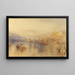 Luzern vom See aus - Joseph Mallord William Turner — gerahmtes Bild an der Wand