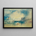Lyme Regis, Dorsetshire, England - Joseph Mallord William Turner — gerahmtes Bild an der Wand