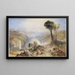 Oberwesel - Joseph Mallord William Turner — gerahmtes Bild an der Wand