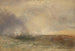 Stürmisches Meer, das an eine Küste schlägt - Joseph Mallord William Turner — Ansicht des Kunstwerks